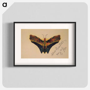 アートポスター-Butterfly (second version) - アルバート ビアスタット Poster.