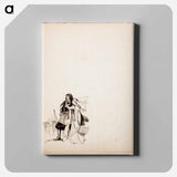 (unknown) part of a sketchbook - アルバート エーデルフェルト Canvas.