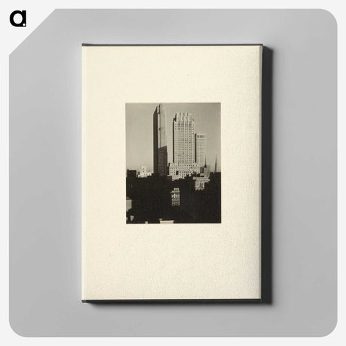New York from the Shelton - アルフレッド スティーグリッツ Canvas.