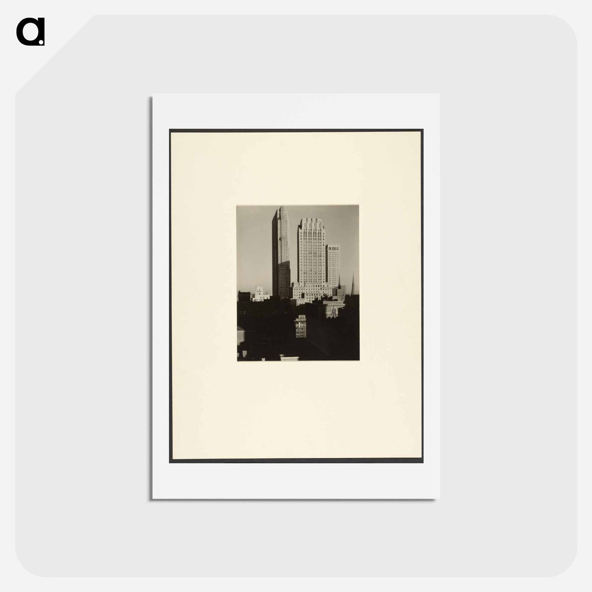 アートポストカード-New York from the Shelton - アルフレッド スティーグリッツ Postcard.