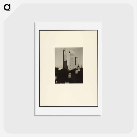 アートポストカード-New York from the Shelton - アルフレッド スティーグリッツ Postcard.
