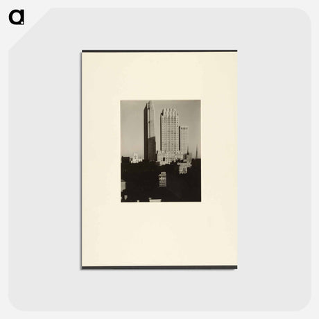 アートポストカード-New York from the Shelton - アルフレッド スティーグリッツ Postcard.