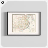 Map of China - アンティーク地図 Poster.