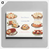 アートパネル-Dainty Desserts
 - ボストン公共図書館 Canvas.