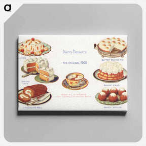 アートパネル-Dainty Desserts
 - ボストン公共図書館 Canvas.