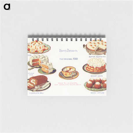 アートメモ帳-Dainty Desserts
 - ボストン公共図書館 Memo.