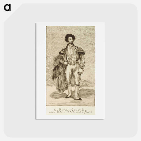 アートポストカード-The ballet dancer by Edouard Manet - エドゥアール マネ Postcard.