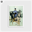 アートポストカード-Driver with horse and carriage - エドワード ペンフィールド Postcard.