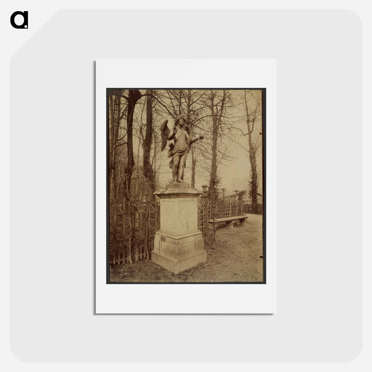 アートポストカード-Versailles, Bosquet de l'Arc de Triomphe
 - ウジェーヌ アジェ Postcard.