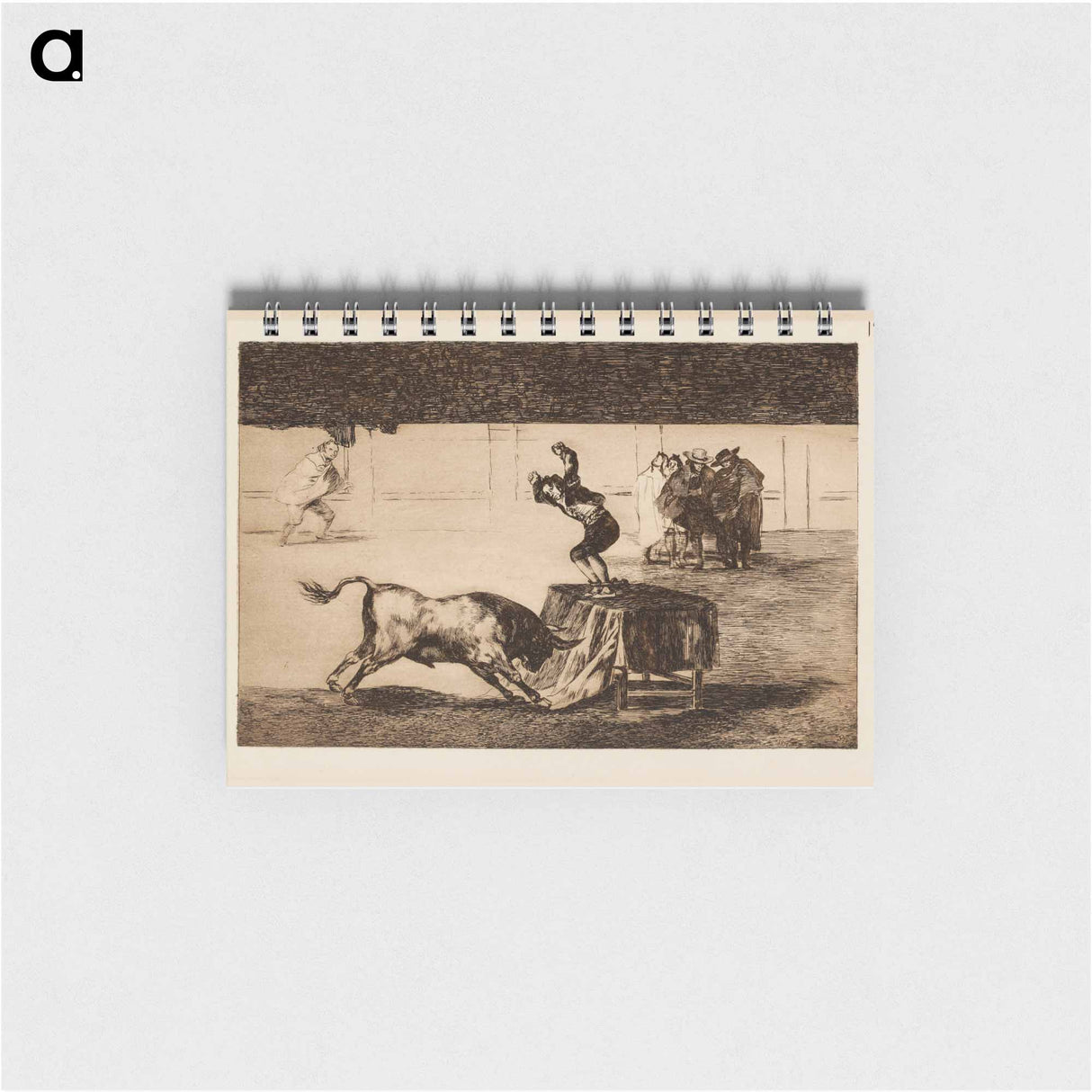 Marticho's other folly in the ring at saragossa - Francisco de Goya Memo.