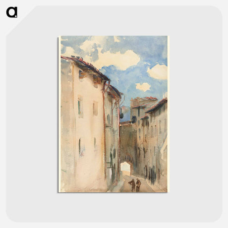 アートポストカード-Camprodon, Spain - ジョン シンガー サージェント Postcard.