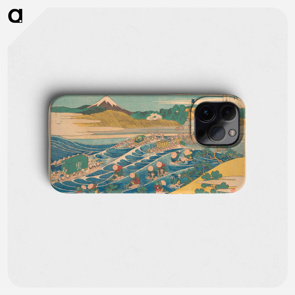 Hokusai's Fuji Seen from Kanaya on the Tōkaidō - Katsushika Hokusai Phone Case.