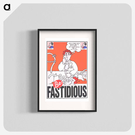 アートポスター-Be Fastidious
 - 国立医学図書館 Poster.