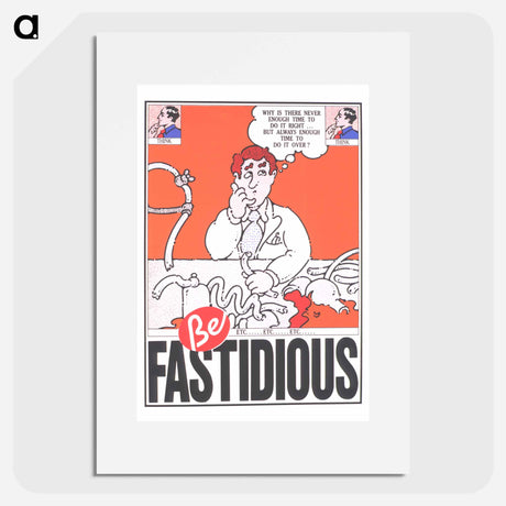 アートポスター-Be Fastidious
 - 国立医学図書館 Poster.