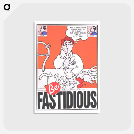 アートポストカード-Be Fastidious
 - 国立医学図書館 Postcard.