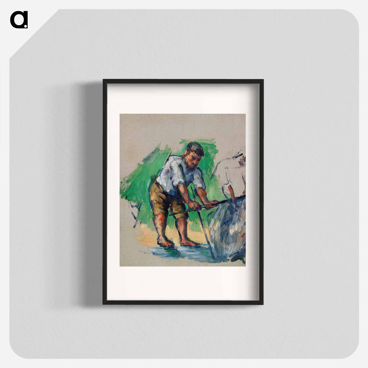 The Well Driller - Paul Cezanne Poster.