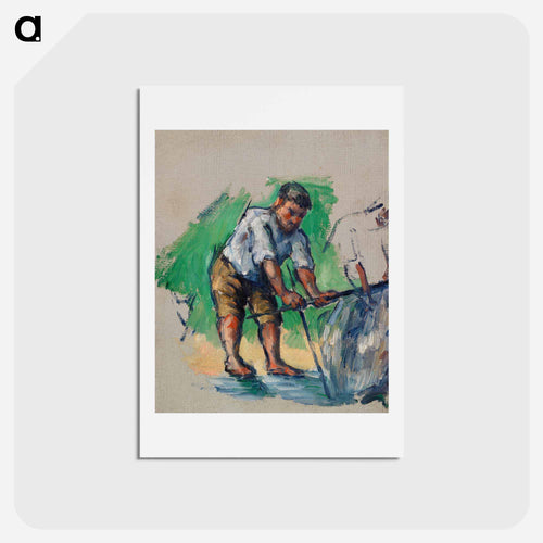 The Well Driller - Paul Cézanne Postcard.