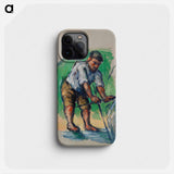 The Well Driller - Paul Cezanne Phone Case.