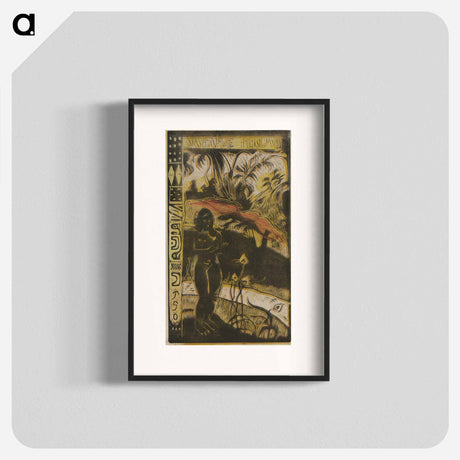 アートポスター-Nave nave fenua (Delightful Land) - ポール ゴーギャン Poster.