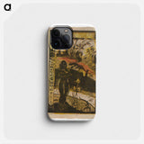 Nave nave fenua (Delightful Land) - Paul Gauguin Phone Case.