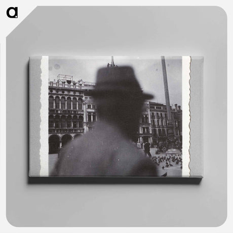アートパネル-Blurry Man in Plaza
 - セントルイス美術館 Canvas.