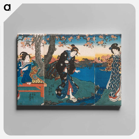 アートパネル-Flowers
 - 歌川 国貞 Canvas.
