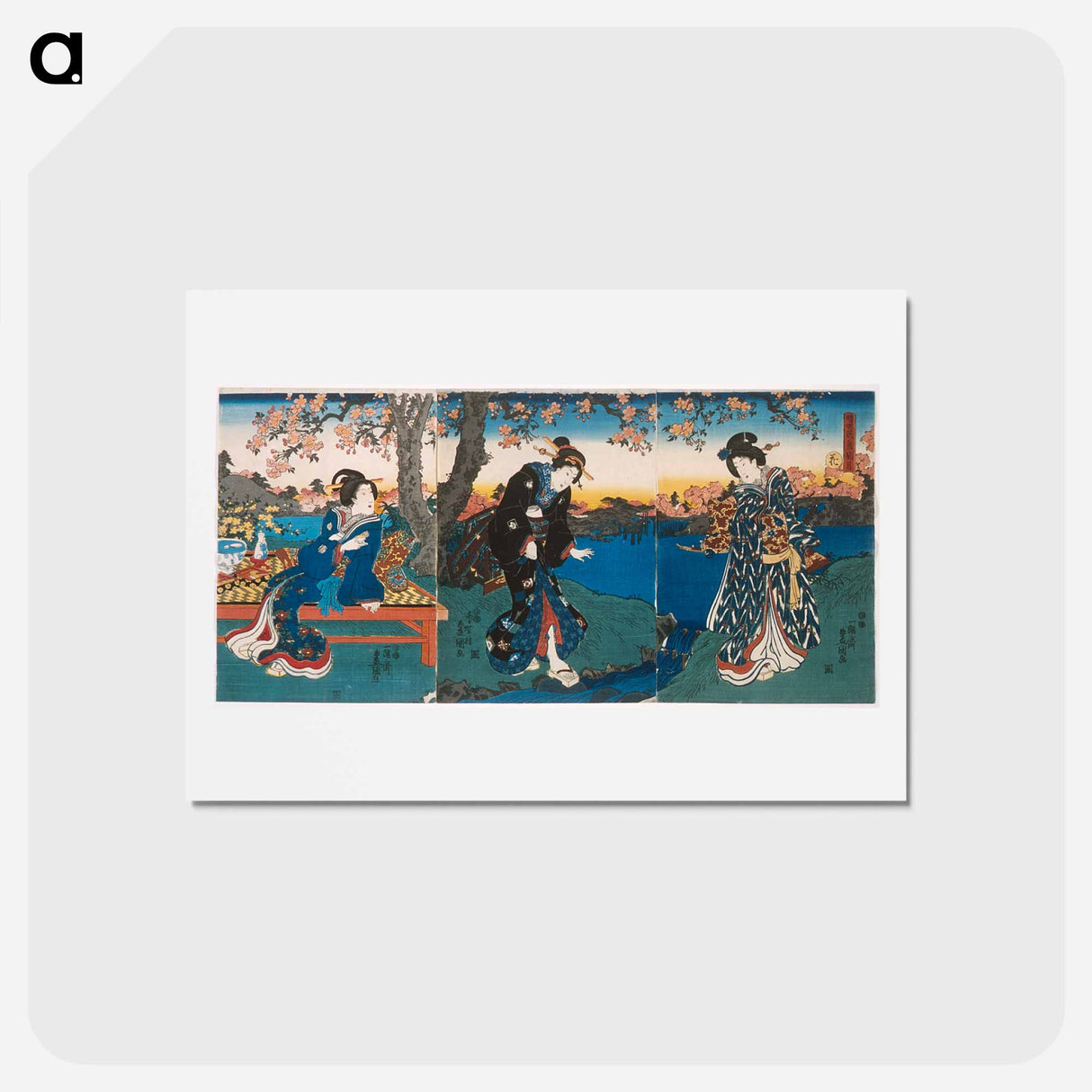 アートポストカード-Flowers
 - 歌川 国貞 Postcard.