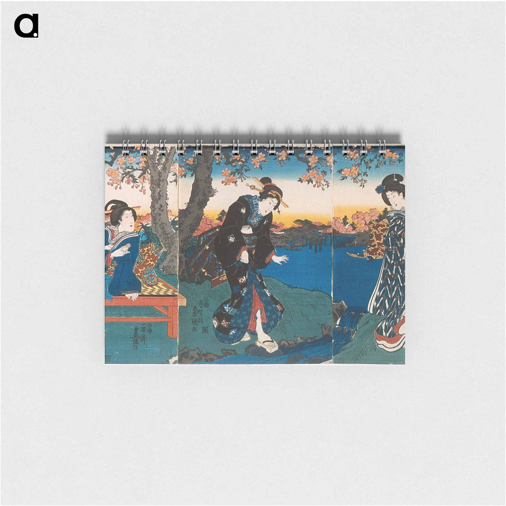 アートメモ帳-Flowers
 - 歌川 国貞 Memo.