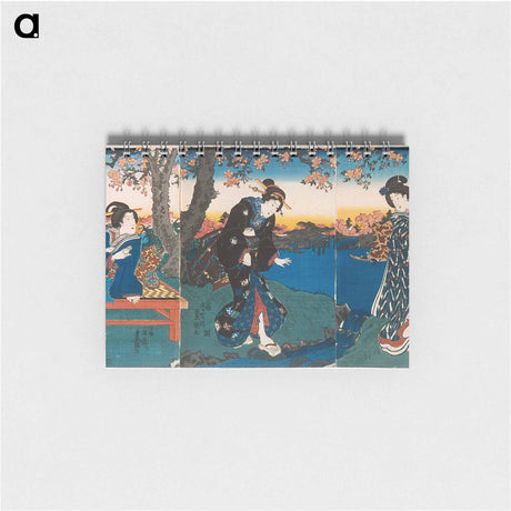 アートメモ帳-Flowers
 - 歌川 国貞 Memo.