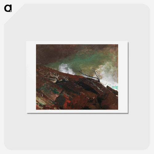 Coast of Maine - ウィンスロー ホーマー Postcard.