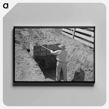 アートパネル-Silage Loading in Weslaco
 - ラッセル リー Canvas.