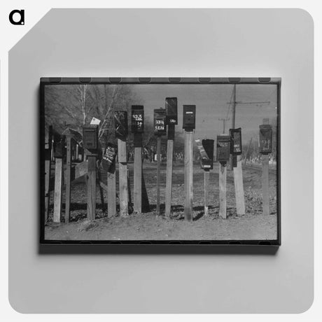 アートパネル-Oklahoma Mail
 - ラッセル リー Canvas.