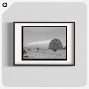 アートポスター-Feed Barn Near Ralls, Texas
 - ラッセル リー Poster.