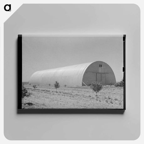 アートパネル-Feed Barn Near Ralls, Texas
 - ラッセル リー Canvas.