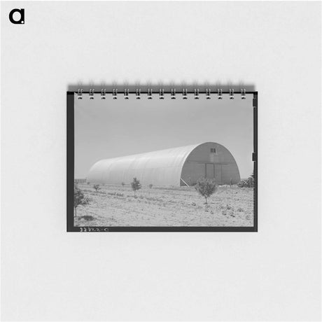 アートメモ帳-Feed Barn Near Ralls, Texas
 - ラッセル リー Memo.