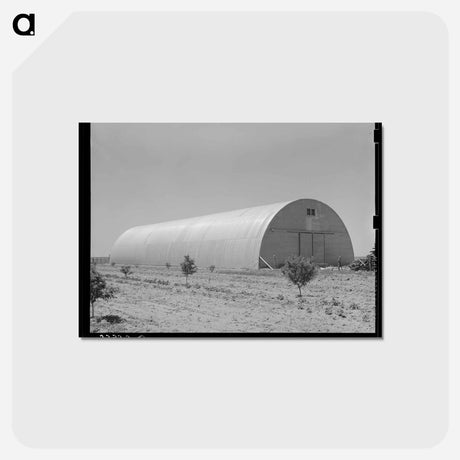 アートポストカード-Feed Barn Near Ralls, Texas
 - ラッセル リー Postcard.
