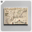 アートパネル-Noui Belgii Nouaeque Angliae nec non partis Virginiae tabula
 - ボストン公共図書館 Canvas.