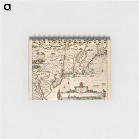 アートメモ帳-Noui Belgii Nouaeque Angliae nec non partis Virginiae tabula
 - ボストン公共図書館 Memo.