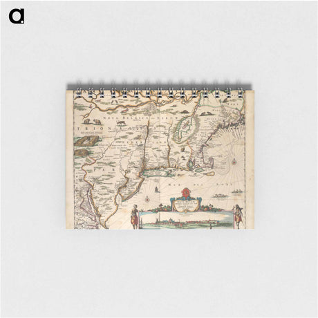 アートメモ帳-Noui Belgii Nouaeque Angliae nec non partis Virginiae tabula
 - ボストン公共図書館 Memo.