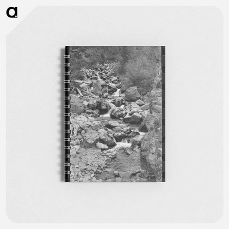 アートメモ帳-Mountain Stream, Ouray County
 - ラッセル リー Memo.