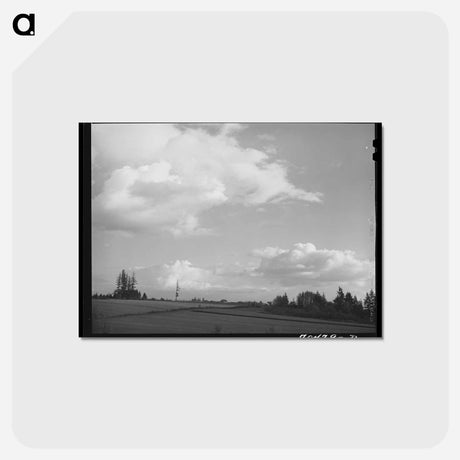 アートポストカード-Willamette Valley Landscape
 - ラッセル リー Postcard.