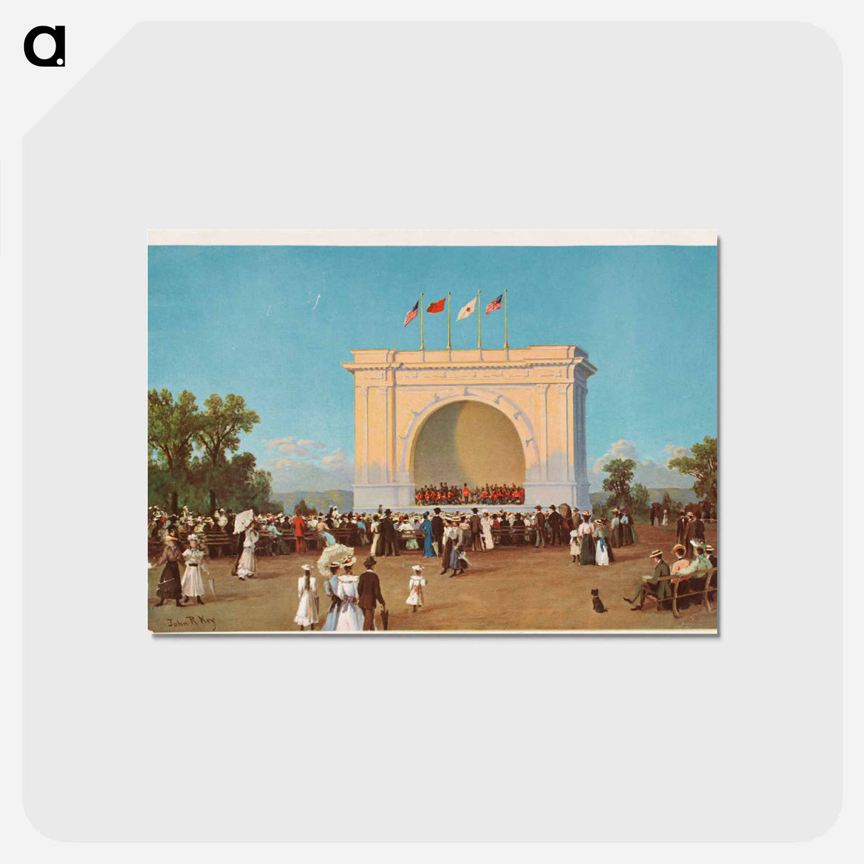 アートポストカード-Chicago Exposition
 - ボストン公共図書館 Postcard.