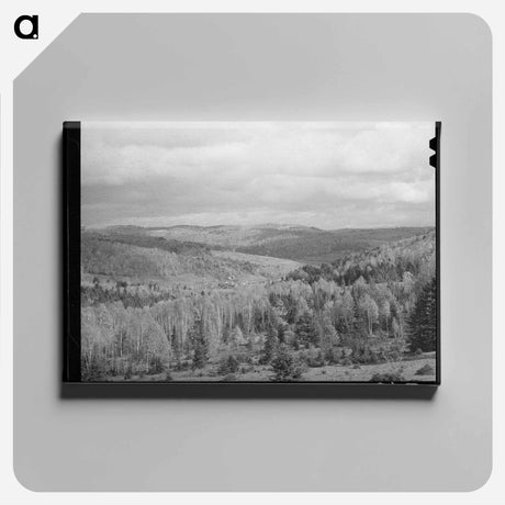 アートパネル-Vermont Farmhouse
 - ラッセル リー Canvas.