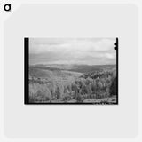 アートポストカード-Vermont Farmhouse
 - ラッセル リー Postcard.