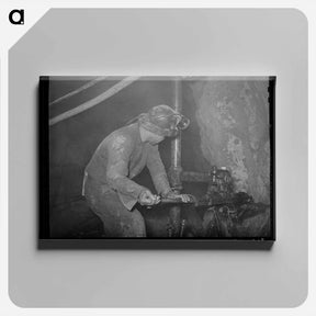 アートパネル-Mogollon Gold Miner
 - ラッセル リー Canvas.
