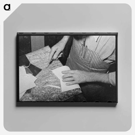 アートパネル-Bootmaking Shop
 - ラッセル リー Canvas.