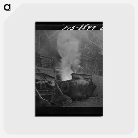 アートポストカード-Anaconda Smelter
 - ラッセル リー Postcard.
