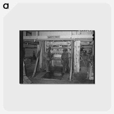 アートポストカード-Compress, Houston, Texas
 - ラッセル リー Postcard.
