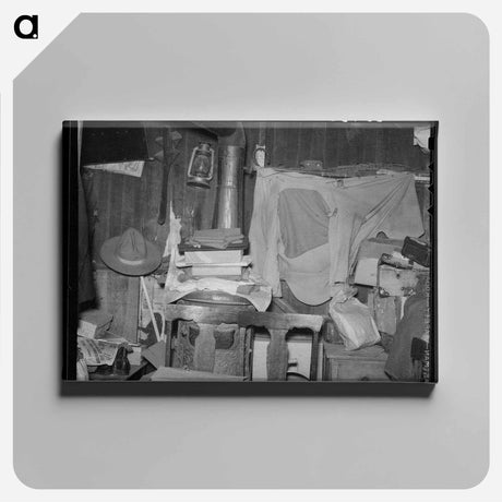 アートパネル-Williams County Farmhouse Interior
 - ラッセル リー Canvas.