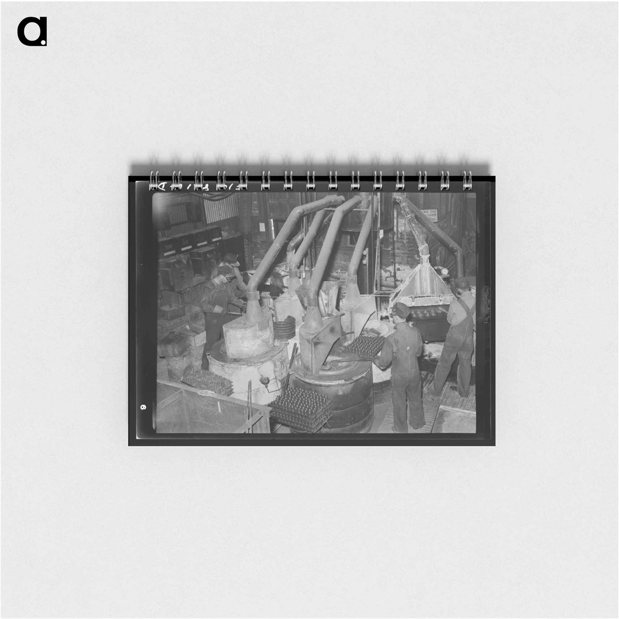 アートメモ帳-Tempering Bits in a Copper Mine
 - ラッセル リー Memo.